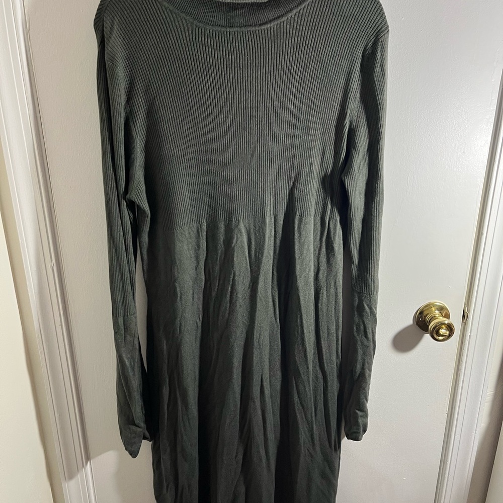 BCBGMaxAzria Olive Turtleneck Sweater Dress - Picture 7 of 11